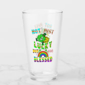 Nicht nur Glück, sondern zu gesegnet Glas (Rückseite)