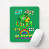 Nicht nur Glück, sondern zu gesegnet Mousepad (Mit Mouse)