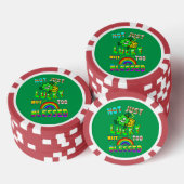 Nicht nur Glück, sondern zu gesegnet Pokerchips (Stapel)