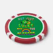 Nicht nur Glück, sondern zu gesegnet Pokerchips (Einzeln)