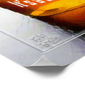 Nicht nur halb leer poster (Ecke)