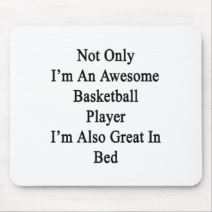 Nicht nur ich bin ein Phantastischer Basketballspi Mousepad