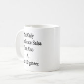 Nicht nur ich kann Salsa tanzen, den ich auch ein Kaffeetasse (Vorderseite Links)