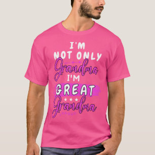 nicht nur Oma im Urgroßmutter lustiges Geschenk fü T-Shirt