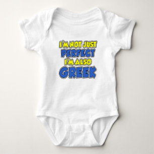 Nicht nur perfekt griechisch baby strampler