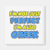 Nicht nur perfekt griechisch magnet (Vorne)