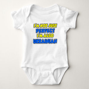 Nicht nur perfekt Ukrainisch Baby Strampler