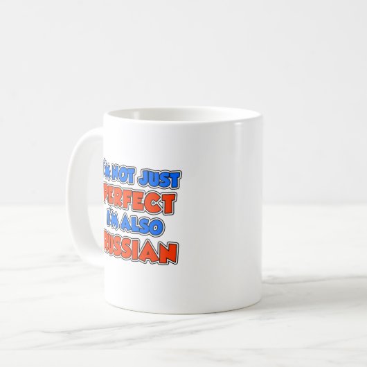 Nicht nur perfekte russische Tasse (Vorderseite Links)