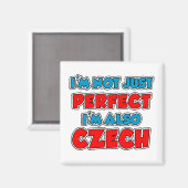 Nicht nur perfektes tschechisches Magnet (Vorderseite/Rückseite)