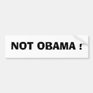 NICHT OBAMA! AUTOAUFKLEBER