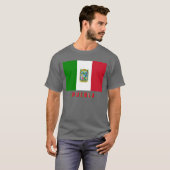 Nicht offizielle Flagge Pueblas T-Shirt (Vorne ganz)