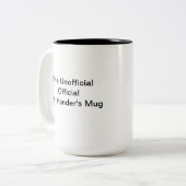 Nicht offizielle offizielle linkshändige Tasse (Vorderseite Links)