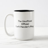 Nicht offizielle offizielle linkshändige Tasse (Links)