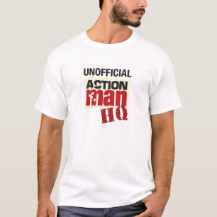 Nicht offizieller Aktions-Mann Hauptquartier-T - T-Shirt