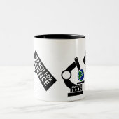 Nicht offizieller März für Wissenschaft Zweiton Zweifarbige Tasse (Mittel)