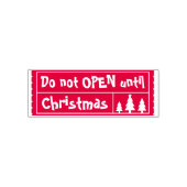 Nicht öffnen ・ Weihnachtsbäume Erste Winter-Ticket Permastempel (Design)