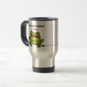 Nicht ohne Jesus kroak Reisebecher (Vorderseite Links)