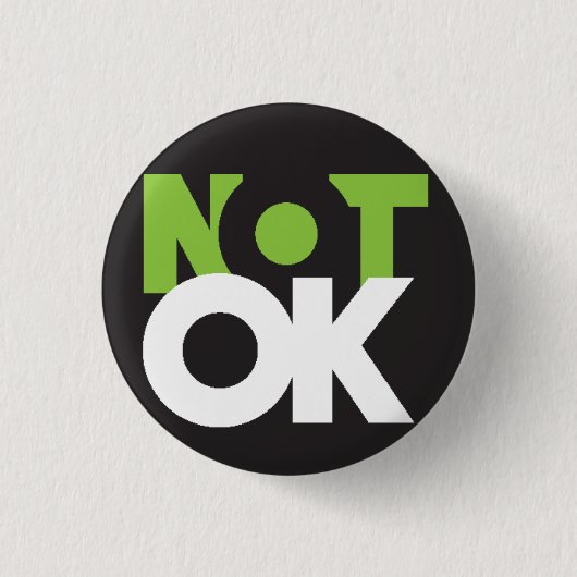 Nicht OKAYknopf Button (Vorderseite)