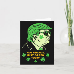 Nicht Orange, einfach nur Irisch heute – St. Patri Karte