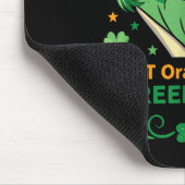 Nicht Orange, nur grün heute - Funny Trump St. Mousepad (Ecke)