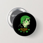 Nicht Orange, nur irisch Heute - St. Patrick's Day Button (Vorne & Hinten)
