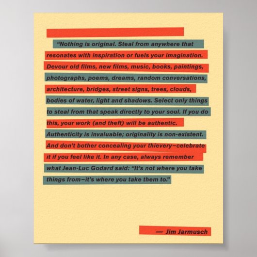 Nicht originell poster (Vorne)