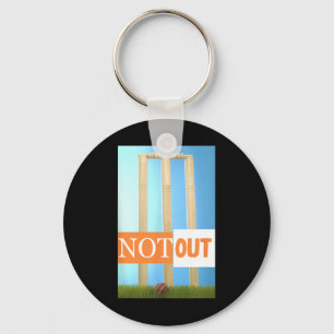Nicht-Out-Cricket-Trikot Cricket India Farben  Schlüsselanhänger