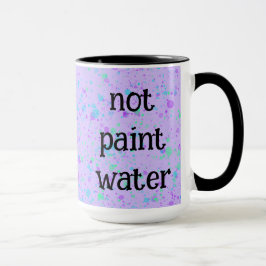 Nicht Paint Water Funny Lila Spritzer Kaffee Tasse