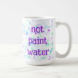 Nicht Paint Water Funny Paint Spritzer Kaffee Tass Kaffeetasse