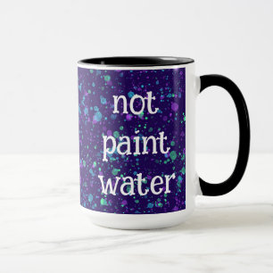 Nicht Paint Water Funny Paint Spritzer Kaffee Tass Tasse