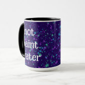 Nicht Paint Water Funny Paint Spritzer Kaffee Tass Tasse (Vorderseite Links)