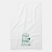 Nicht perfekt, aber ich bin irisch | St Patricks D Geschirrtuch (Vertikal)