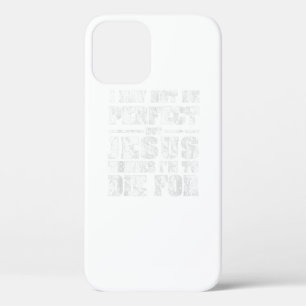 Nicht perfekt, aber Jesus starb für mich Christlic Case-Mate iPhone Hülle