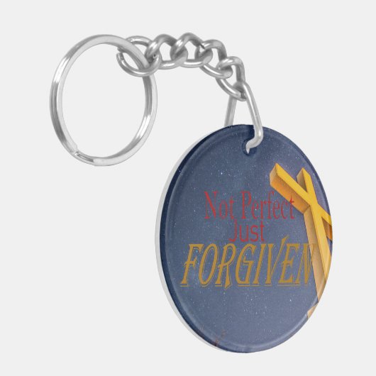 Nicht perfekt, einfach vergeben schlüsselanhänger (Vorderseite links)