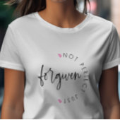 Nicht perfekt, nur mit Herzen vergeben T-Shirt
