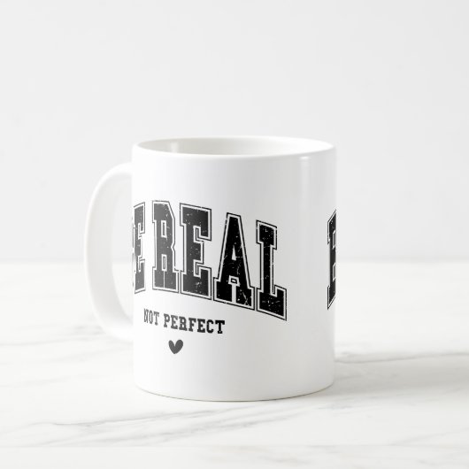 Nicht perfekt sein kaffeetasse (Vorderseite Links)