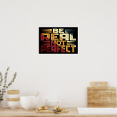 Nicht perfekt sein poster (Küche)