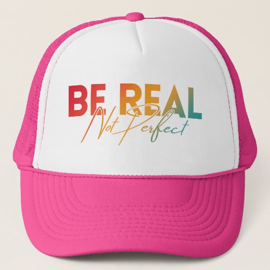 NICHT PERFEKT SEIN TRUCKERKAPPE (Vorderseite)