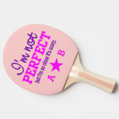 Nicht perfektes kundenspezifisches tischtennis schläger (Seitenansicht)