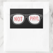 Nicht Phyl Sticker (Tasche)