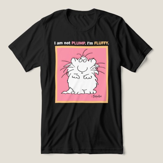 NICHT PLUMP, FLUFFY Boynton Tri-Blend Shirt (Design Vorderseite)