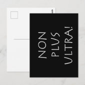 Nicht plus ultra postkarte (Vorne/Hinten)
