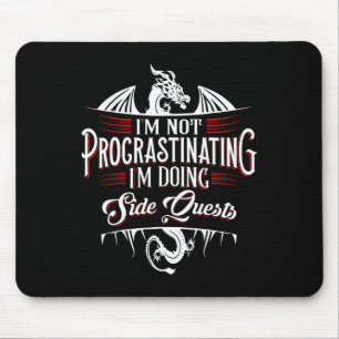Nicht Prokrastinierende Nebenquests Lustiger Rpg G Mousepad