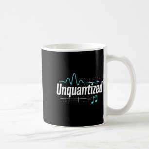 Nicht quantisierter Musikproduzent Musiker Grafik  Kaffeetasse
