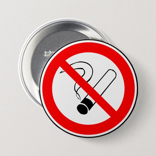 Nicht rauchen button (Vorne & Hinten)