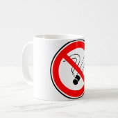 Nicht rauchen kaffeetasse (Vorderseite Links)