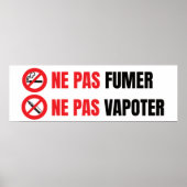 Nicht rauchen, nicht dampfen poster (Vorne)