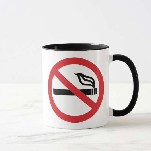 Nicht Rauchen Tasse (Rechts)