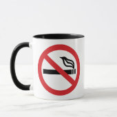 Nicht Rauchen Tasse (Links)
