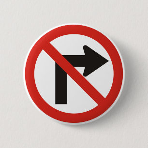Nicht rechtsdrehend button